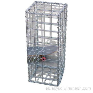 Caja de gabion soldada/caja de galvanizado de pared de retención